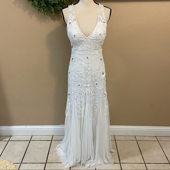 SOLD Lulus Luxe Lifetime Full of Love White Sequin Mermaid Maxi Dress - Picture 8 of 17